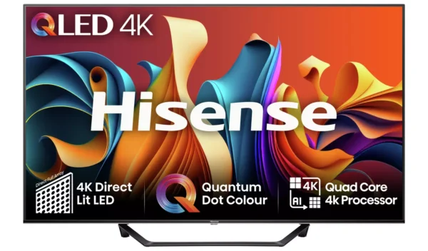 Hisense 65 Inch 65A7NQTUK Smart 4K UHD HRD QLED Freely TV