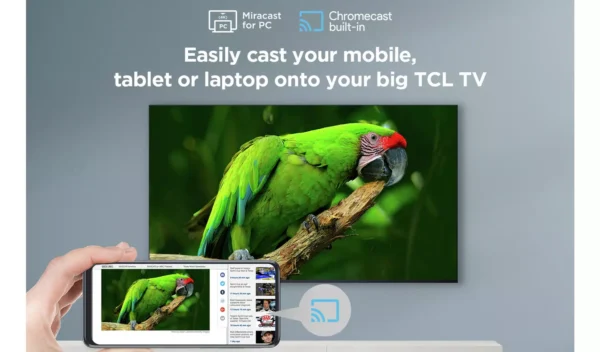 TCL 55 Inch 55V6BK Smart 4K UHD HDR LED Freeview TV - Image 11