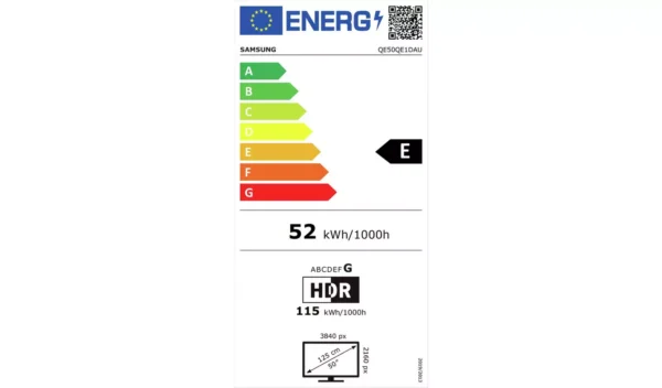 Samsung 50 Inch QE50QE1DAU Smart 4K UHD HDR QLED TV - Image 11