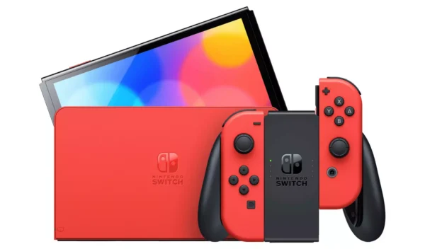 Nintendo Switch OLED Model Console - Mario Red Edition - Image 11