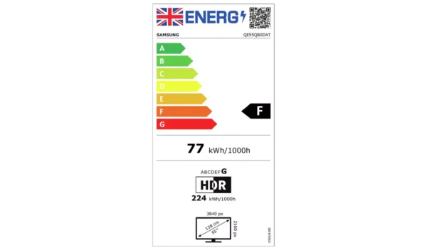 Samsung 55 Inch QE55Q80DATXXU Smart 4K UHD HDR QLED TV - Image 13