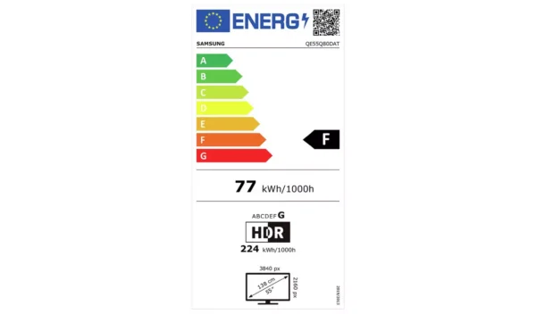 Samsung 55 Inch QE55Q80DATXXU Smart 4K UHD HDR QLED TV - Image 14