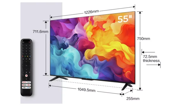 TCL 55 Inch 55V6BK Smart 4K UHD HDR LED Freeview TV - Image 14