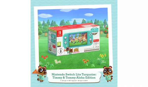 Nintendo Switch Lite Animal Crossing Bundle - Turquoise - Image 2