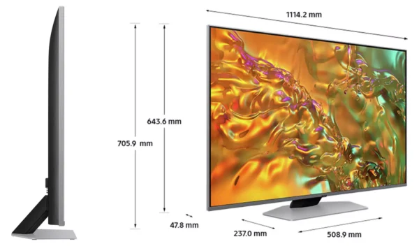 Samsung 50 Inch QE50Q80DATXXU Smart 4K UHD HDR QLED TV - Image 2