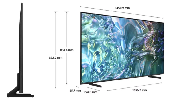 Samsung 65 Inch QE65Q60DAUXXU Smart 4K UHD HDR QLED TV - Image 11