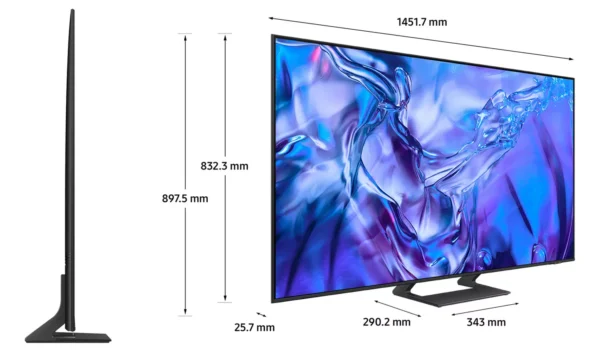Samsung 65 Inch UE65DU8500KXXU Smart 4K UHD HDR LED TV - Image 11