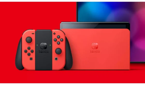 Nintendo Switch OLED Model Console - Mario Red Edition - Image 3