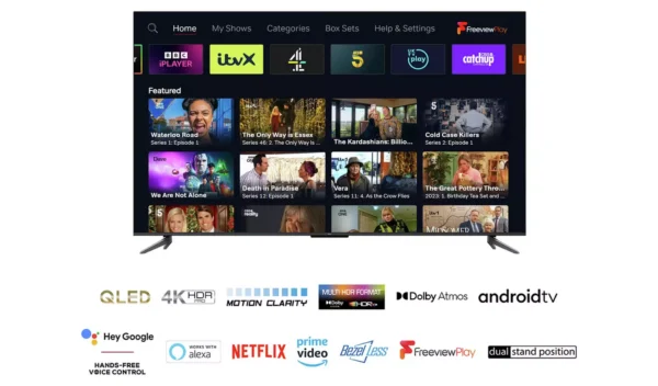 TCL 55 Inch 55C645K Smart 4K Ultra HD HDR QLED Android TV - Image 5