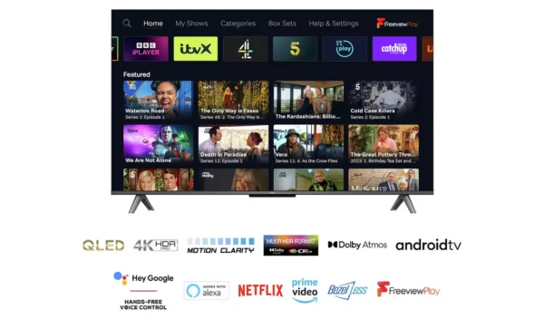 TCL 43 Inch 43C645K Smart 4K Ultra HD HDR QLED Android TV - Image 4