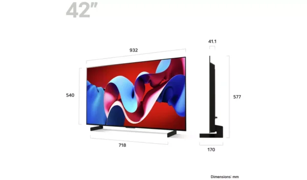 LG 42inch OLED42C44LA Smart 4K HDR OLED Freeview TV - Image 3