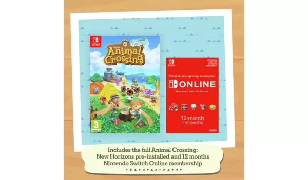 Nintendo Switch Lite Animal Crossing Bundle - Coral - Image 4