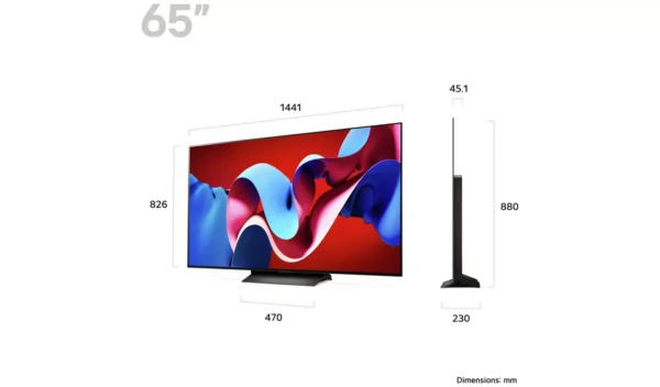 LG 65 Inch OLED65C44LA Smart 4K HDR OLED Freeview TV - Image 12