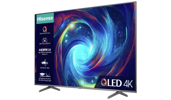 Hisense 55Inch 55E7KQTUK PRO Smart 4K HDR QLED Freeview TV - Image 4