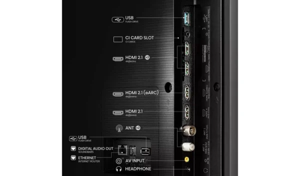 Hisense 55 In 55E7NQTUK Pro Smart 4K UHD HDR QLED Freely TV - Image 6