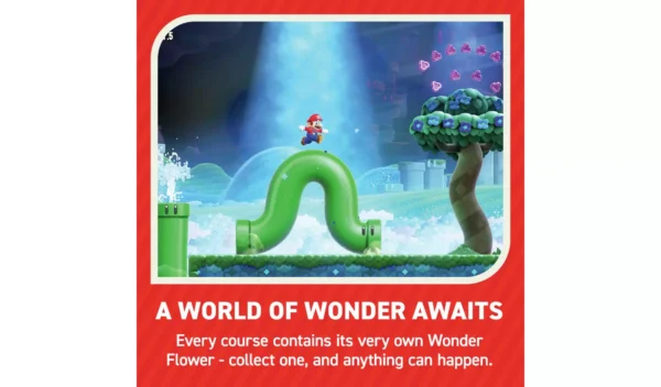Nintendo Switch OLED Super Mario Bros. Wonder Bundle - White - Image 7