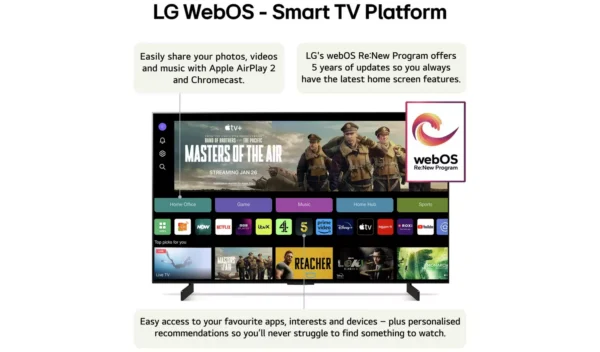 LG 42inch OLED42C44LA Smart 4K HDR OLED Freeview TV - Image 7
