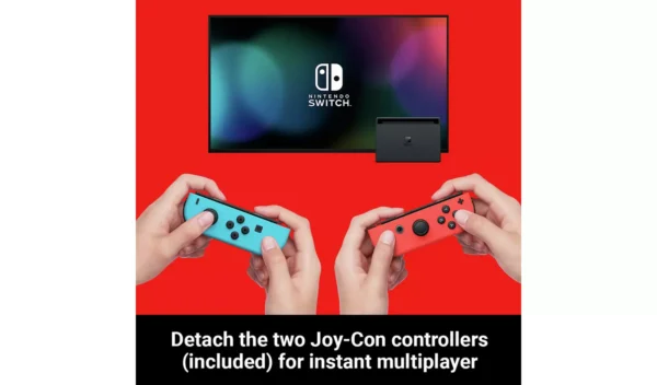Nintendo Switch Neon Console & Nintendo Switch Sports Bundle - Image 8