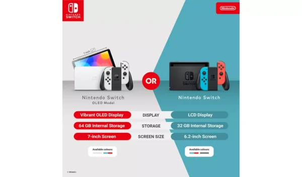 Nintendo Switch OLED Console - White - Image 8