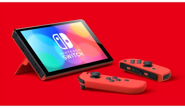 Nintendo Switch OLED Model Console - Mario Red Edition - Image 8