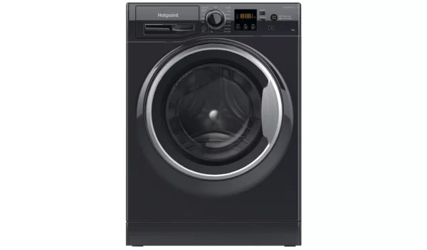 Hotpoint NSWM1046BSUK 10KG 1400 Spin Washing Machine - Black