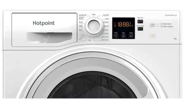 Hotpoint NSWM7469WUK 7KG 1400 Spin Washing Machine - White - Image 2