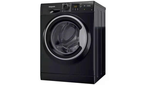 Hotpoint NSWM946BSUK 9KG 1400 Spin Washing Machine - Black - Image 2