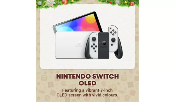 Nintendo Switch OLED Mario Kart 8 Bundle - White - Image 3