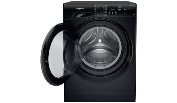 Hotpoint NSWM946BSUK 9KG 1400 Spin Washing Machine - Black - Image 3