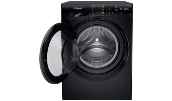 Hotpoint NSWM1046BSUK 10KG 1400 Spin Washing Machine - Black - Image 3