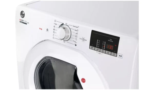 Hoover HLE V9DG 80 9KG Vented Tumble Dryer - White - Image 3