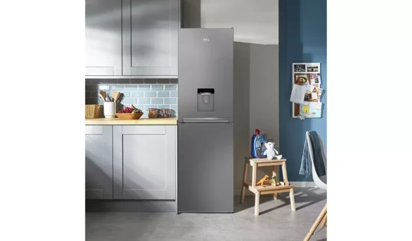 Beko CFG4582DS Freestanding Fridge Freezer - Silver - Image 3