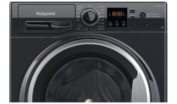 Hotpoint NSWM946BSUK 9KG 1400 Spin Washing Machine - Black - Image 4