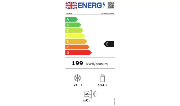 Candy CCH1S513EWK 1 Fridge Freezer – White - Image 4