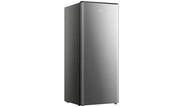 Hisense RR220D4BDE Freestanding Retro Fridge - Silver - Image 2