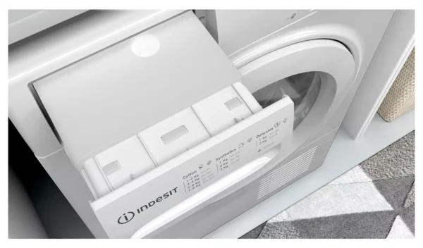 Indesit I2D81WUK 8KG Condenser Tumble Dryer - White - Image 5