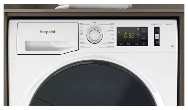 Hotpoint NTM119X3EUK 9KG Heat Pump Tumble Dryer - White - Image 7