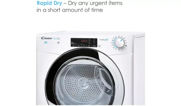 Candy CSOE C8DG-80 8KG Condenser Tumble Dryer - White - Image 5