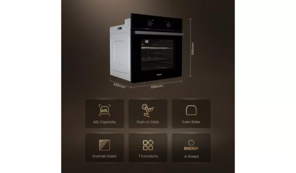 Hisense BI62020ABGUK Built In Single Electric Oven - Black - Image 6