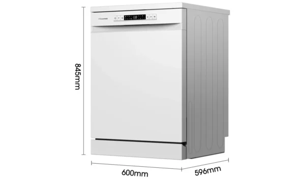 Hisense HS622E90WUK Full Size Dishwasher - White - Image 6