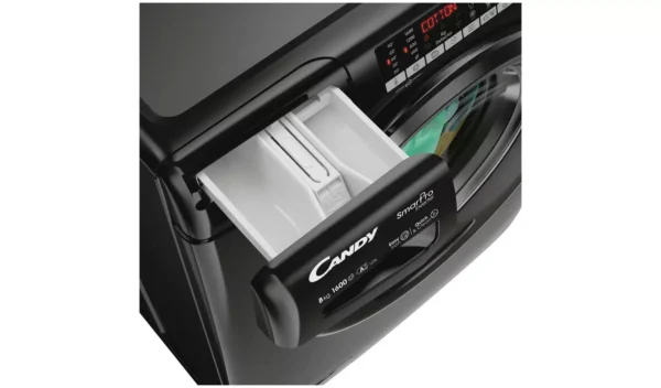 Candy CSO 686TWM6 8KG 1600 Spin Washing Machine – Black - Image 6
