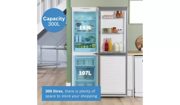 Bosch KGN34NLEAG Fridge Freezer - Stainless Steel - Image 6