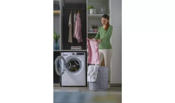 Hoover H3WPS496TAMB6 80 9KG 1400 Washing Machine - White - Image 6