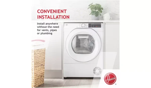 Hoover HLE H8A2DE 80 8KG Heat Pump Tumble Dryer - White - Image 7