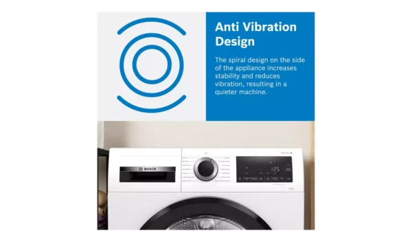 Bosch WGE03408GB 8KG 1400 Spin Washing Machine - White - Image 6