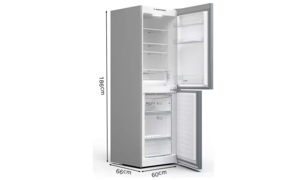 Bosch KGN34NLEAG Fridge Freezer - Stainless Steel - Image 9