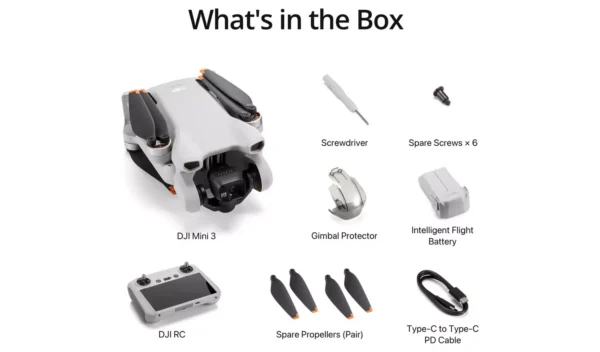 DJI Mini 3 Drone With DJI RC Remote Controller - Image 3